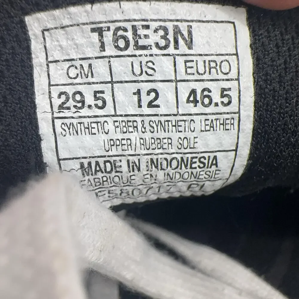 ASICS Gel-Excite 4 Running Shoes Mens 12 Gray Black Road Sneakers T6E3N